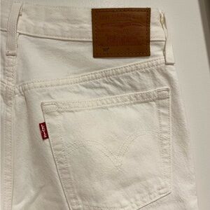 White Levi Jeans
